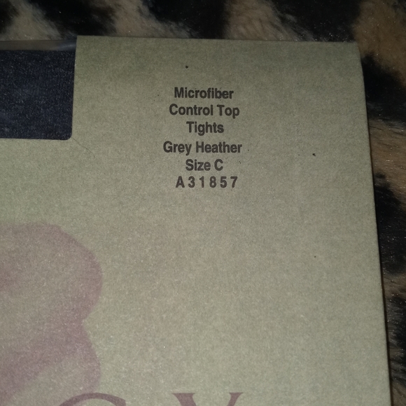 QVC Legacy Gray Heather Control Top Tights Size C (120-165 lbs, 53”-77”) - Picture 3 of 5